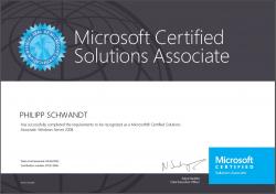 Microsoft Certified IT Professional (MCITP) Solutions Accociate